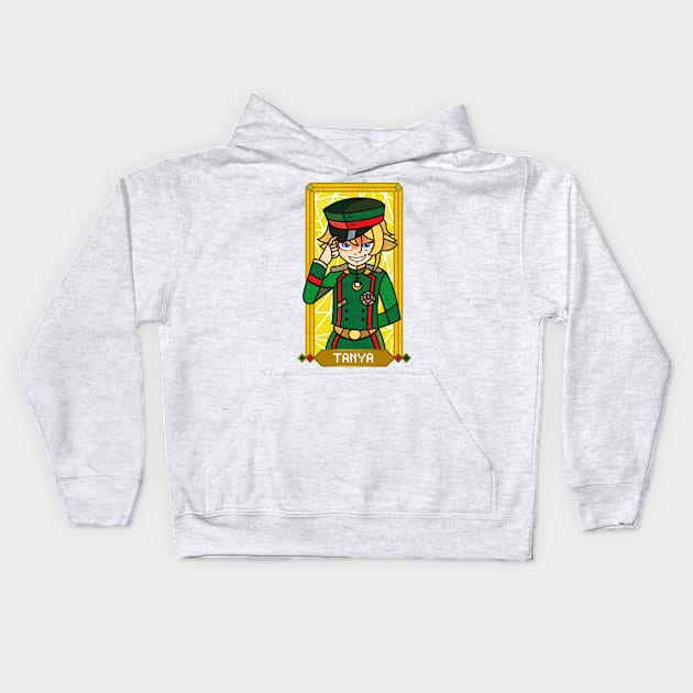 Tanya Degurechaff - Tanya the Evil Kids Hoodie by vizcan